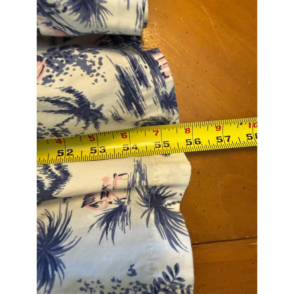 Abercrombie & Fitch Smocked Bodice Easy Maxi Dress Palm Tree Print Size XL - Picture 11 of 11